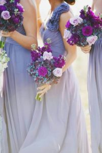 Bouquet Ultra Violet anche per le damigelle