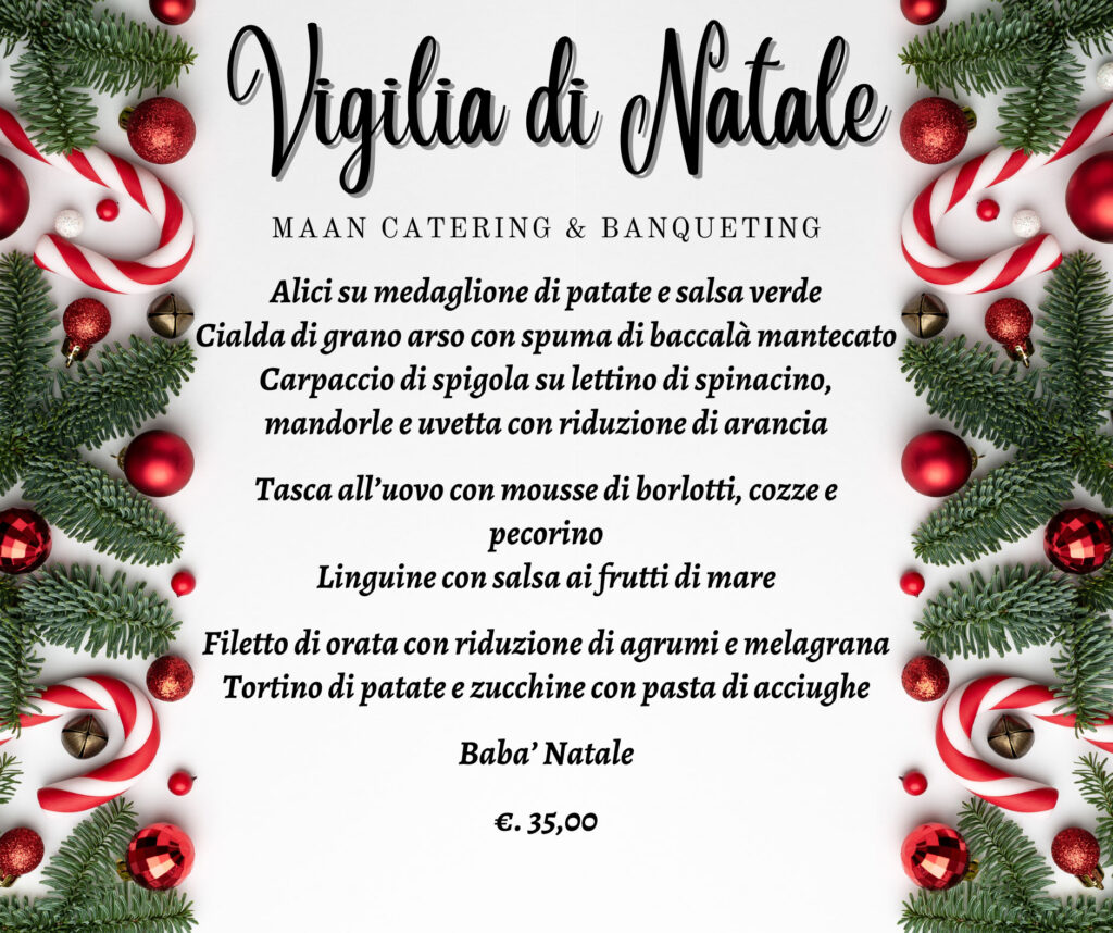 Menu Natale 2022