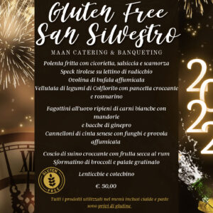 Menu San Silvestro Gluten Free - Capodanno 2022